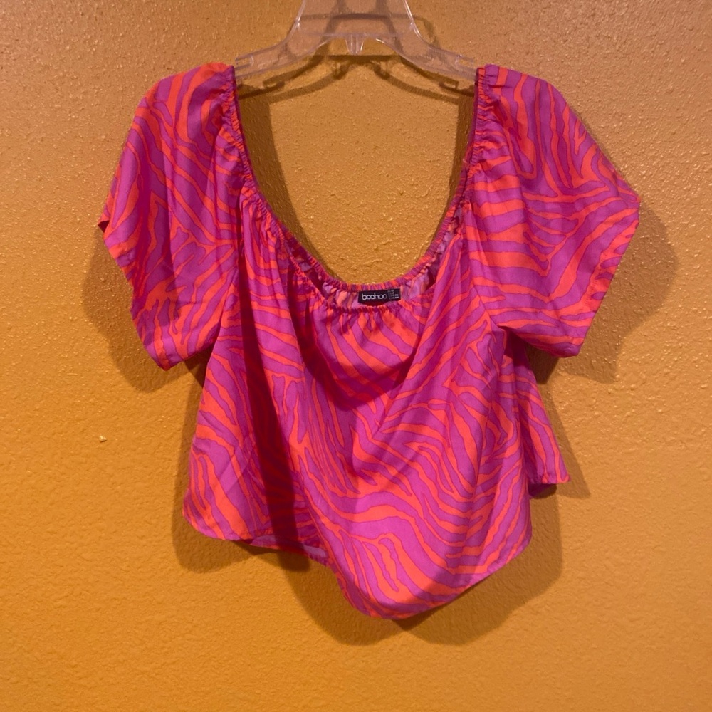 Boohoo Zebra Pink And Orange 2pcs View 4